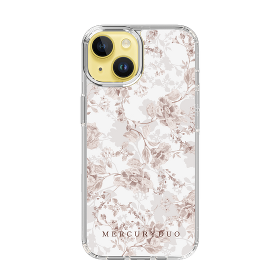 Slim Protection Case［ MERCURYDUO - NuanceFlower - Beige ］