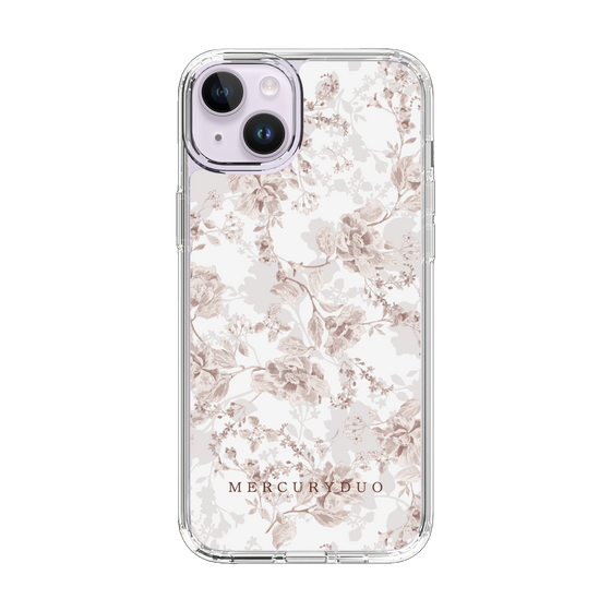 Slim Protection Case［ MERCURYDUO - NuanceFlower - Beige ］