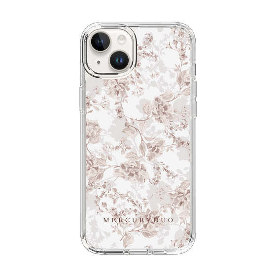 Slim Protection Case［ MERCURYDUO - NuanceFlower - Beige ］