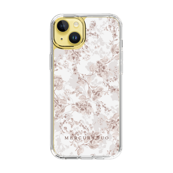 Slim Protection Case［ MERCURYDUO - NuanceFlower - Beige ］