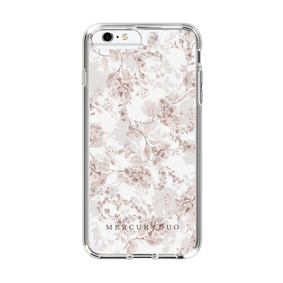 Slim Protection Case［ MERCURYDUO - NuanceFlower - Beige ］