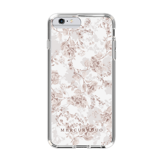 Slim Protection Case［ MERCURYDUO - NuanceFlower - Beige ］