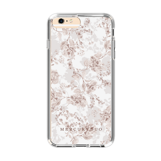 Slim Protection Case［ MERCURYDUO - NuanceFlower - Beige ］