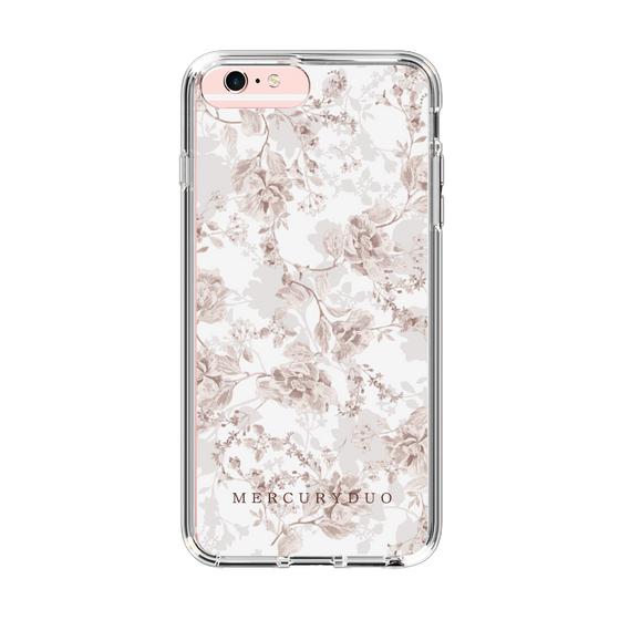 Slim Protection Case［ MERCURYDUO - NuanceFlower - Beige ］