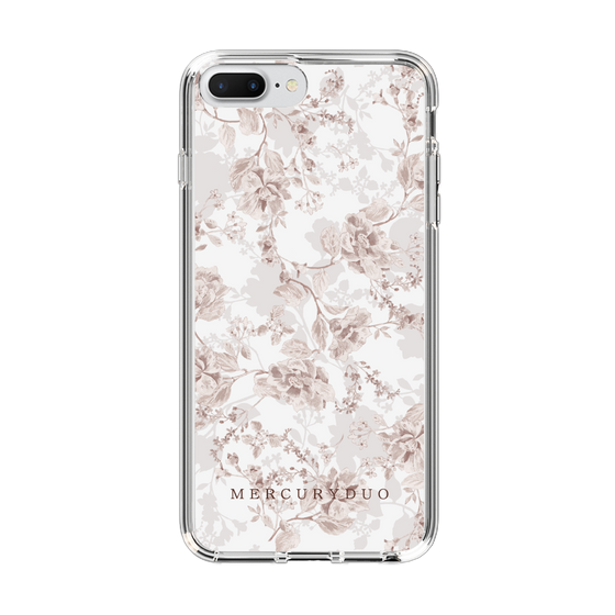 Slim Protection Case［ MERCURYDUO - NuanceFlower - Beige ］