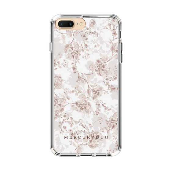Slim Protection Case［ MERCURYDUO - NuanceFlower - Beige ］