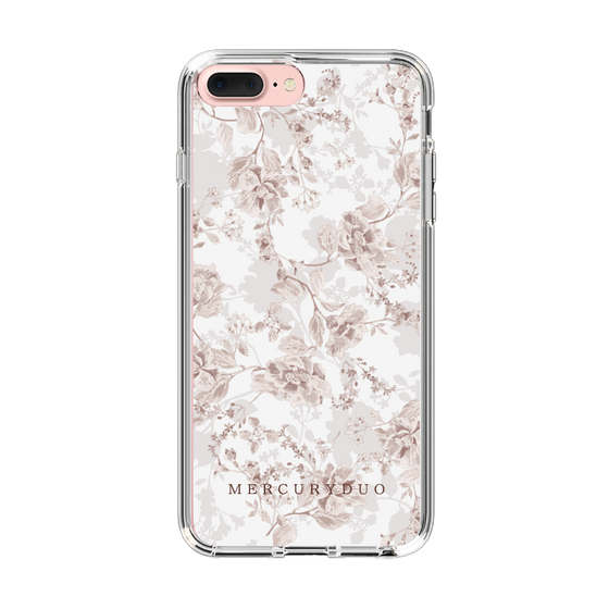 Slim Protection Case［ MERCURYDUO - NuanceFlower - Beige ］