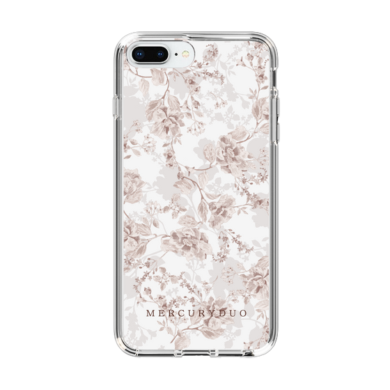 Slim Protection Case［ MERCURYDUO - NuanceFlower - Beige ］