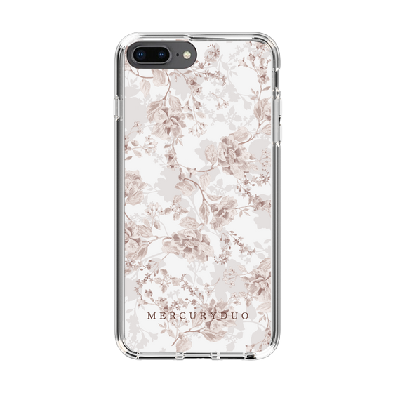 Slim Protection Case［ MERCURYDUO - NuanceFlower - Beige ］