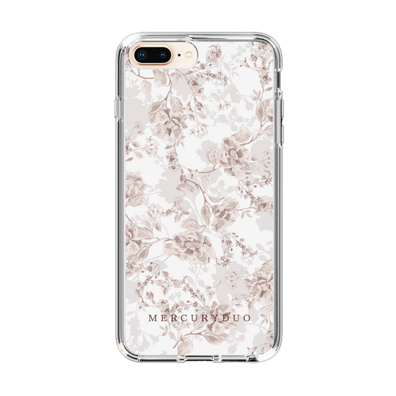 Slim Protection Case［ MERCURYDUO - NuanceFlower - Beige ］