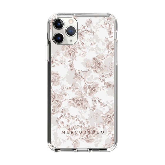 Slim Protection Case［ MERCURYDUO - NuanceFlower - Beige ］