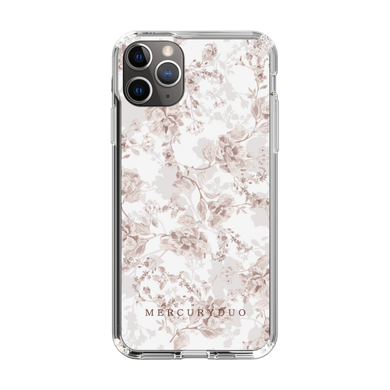 Slim Protection Case［ MERCURYDUO - NuanceFlower - Beige ］