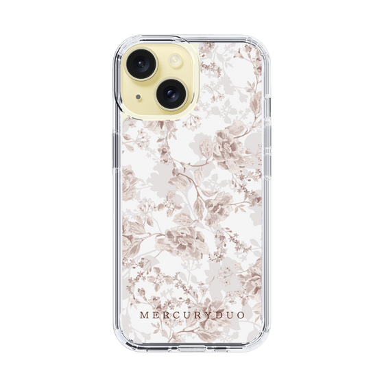 Slim Protection Case［ MERCURYDUO - NuanceFlower - Beige ］