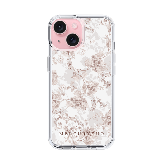 Slim Protection Case［ MERCURYDUO - NuanceFlower - Beige ］