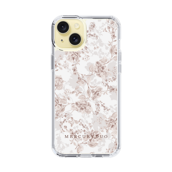Slim Protection Case［ MERCURYDUO - NuanceFlower - Beige ］