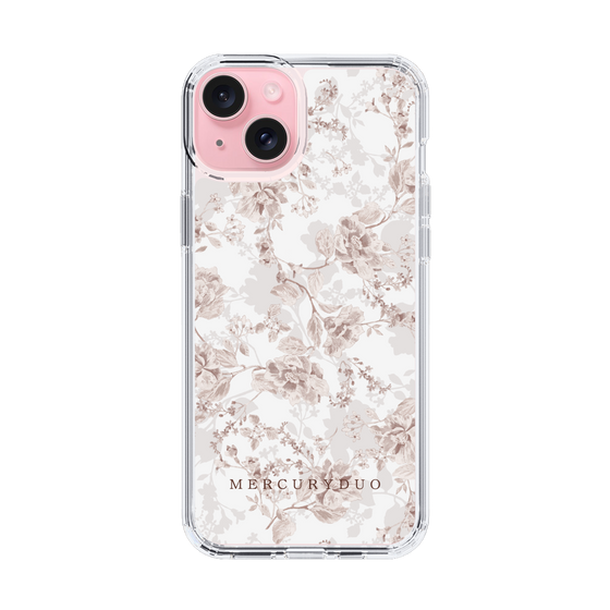 Slim Protection Case［ MERCURYDUO - NuanceFlower - Beige ］