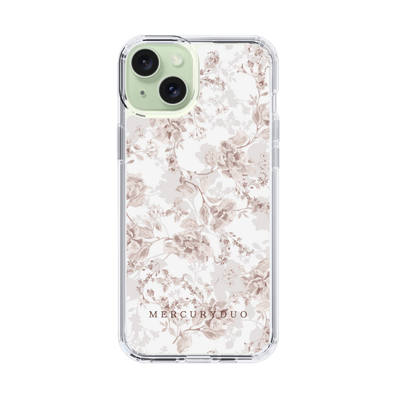 Slim Protection Case［ MERCURYDUO - NuanceFlower - Beige ］