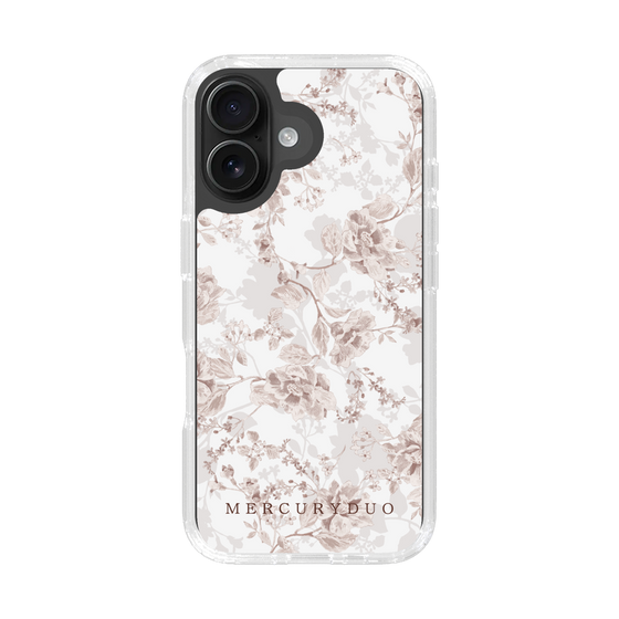 Slim Protection Case［ MERCURYDUO - NuanceFlower - Beige ］