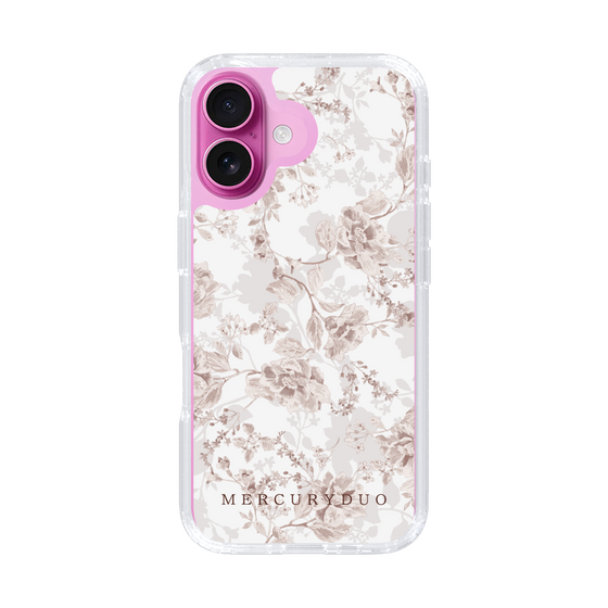 Slim Protection Case［ MERCURYDUO - NuanceFlower - Beige ］