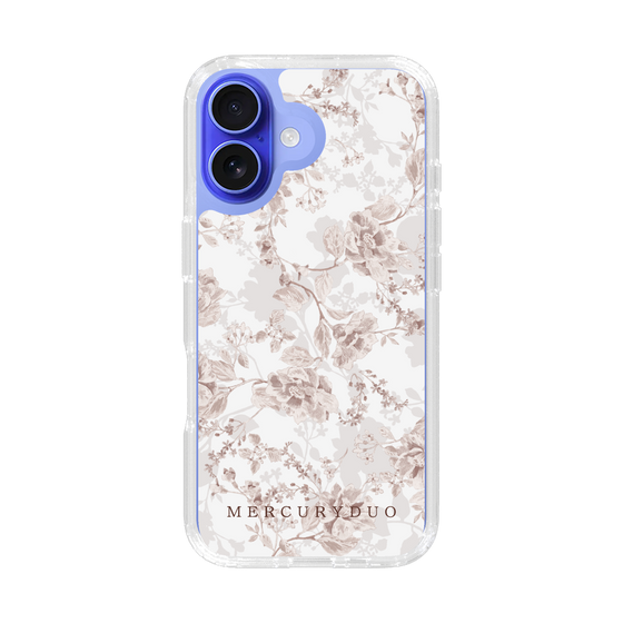Slim Protection Case［ MERCURYDUO - NuanceFlower - Beige ］