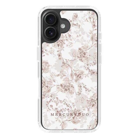 Slim Protection Case［ MERCURYDUO - NuanceFlower - Beige ］