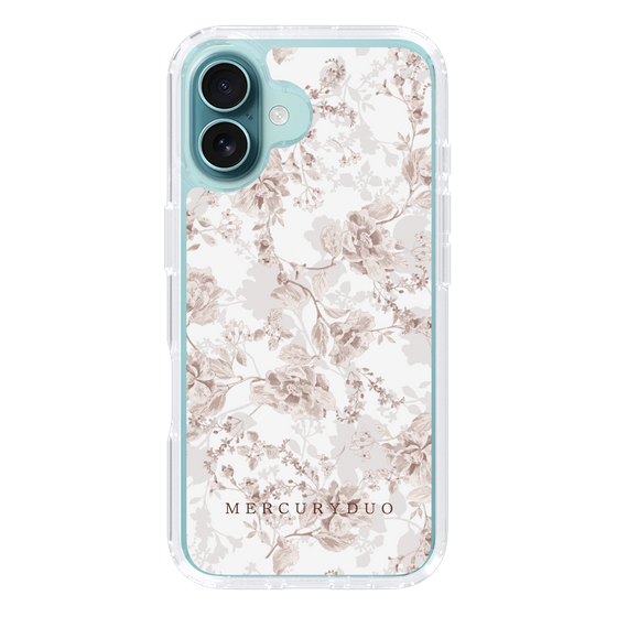 Slim Protection Case［ MERCURYDUO - NuanceFlower - Beige ］