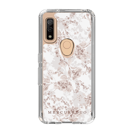 Slim Protection Case［ MERCURYDUO - NuanceFlower - Beige ］