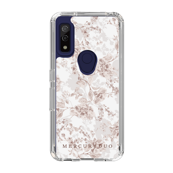 Slim Protection Case［ MERCURYDUO - NuanceFlower - Beige ］