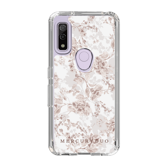 Slim Protection Case［ MERCURYDUO - NuanceFlower - Beige ］