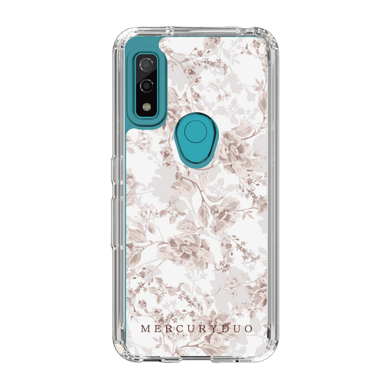 Slim Protection Case［ MERCURYDUO - NuanceFlower - Beige ］