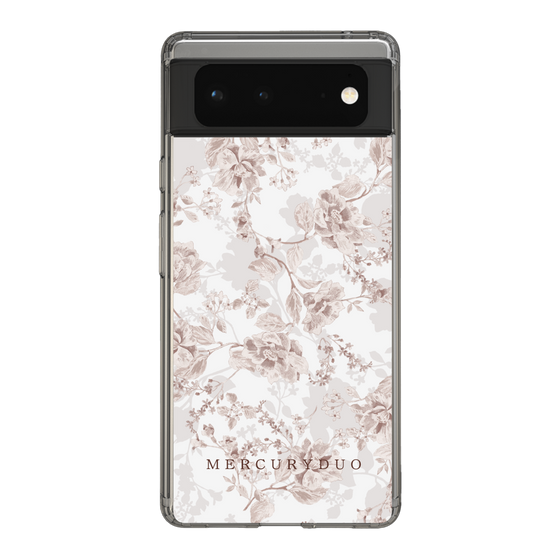 Slim Protection Case［ MERCURYDUO - NuanceFlower - Beige ］