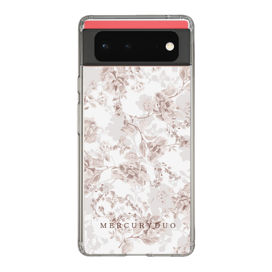 Slim Protection Case［ MERCURYDUO - NuanceFlower - Beige ］