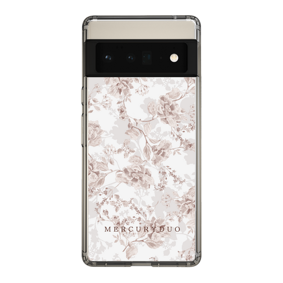 Slim Protection Case［ MERCURYDUO - NuanceFlower - Beige ］