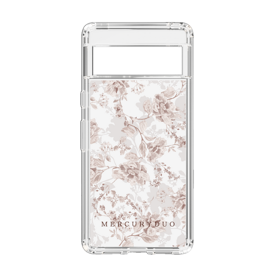 Slim Protection Case［ MERCURYDUO - NuanceFlower - Beige ］