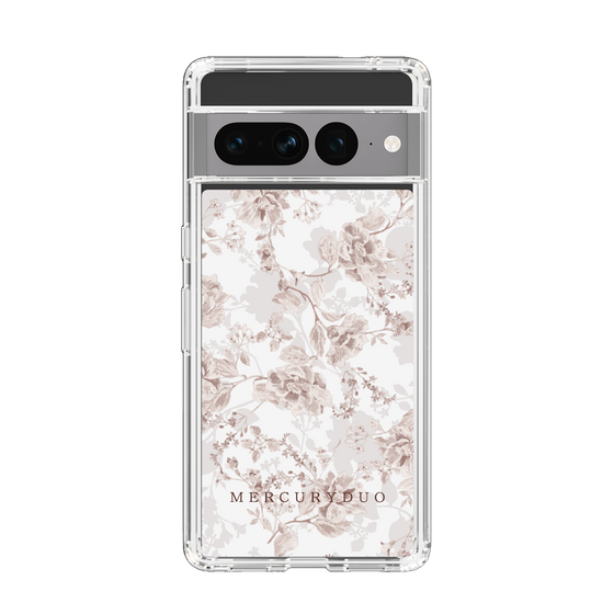 Slim Protection Case［ MERCURYDUO - NuanceFlower - Beige ］