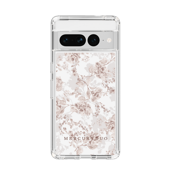 Slim Protection Case［ MERCURYDUO - NuanceFlower - Beige ］