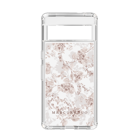 Slim Protection Case［ MERCURYDUO - NuanceFlower - Beige ］