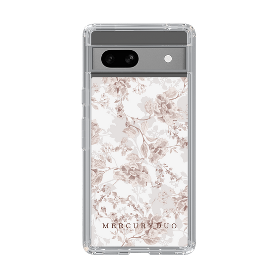 Slim Protection Case［ MERCURYDUO - NuanceFlower - Beige ］