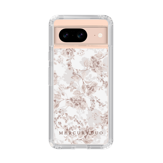 Slim Protection Case［ MERCURYDUO - NuanceFlower - Beige ］