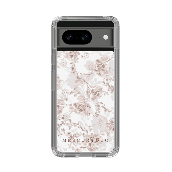 Slim Protection Case［ MERCURYDUO - NuanceFlower - Beige ］