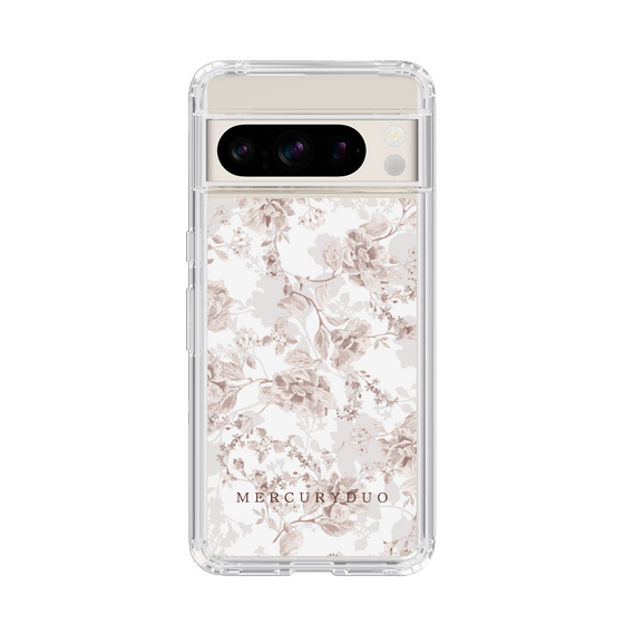 Slim Protection Case［ MERCURYDUO - NuanceFlower - Beige ］