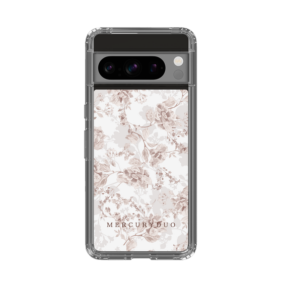 Slim Protection Case［ MERCURYDUO - NuanceFlower - Beige ］