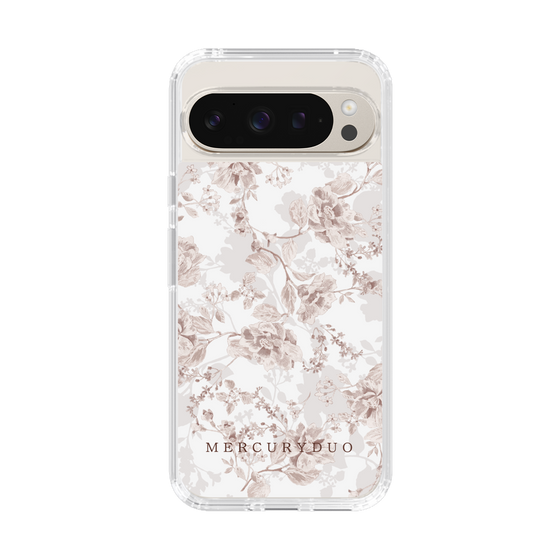 Slim Protection Case［ MERCURYDUO - NuanceFlower - Beige ］