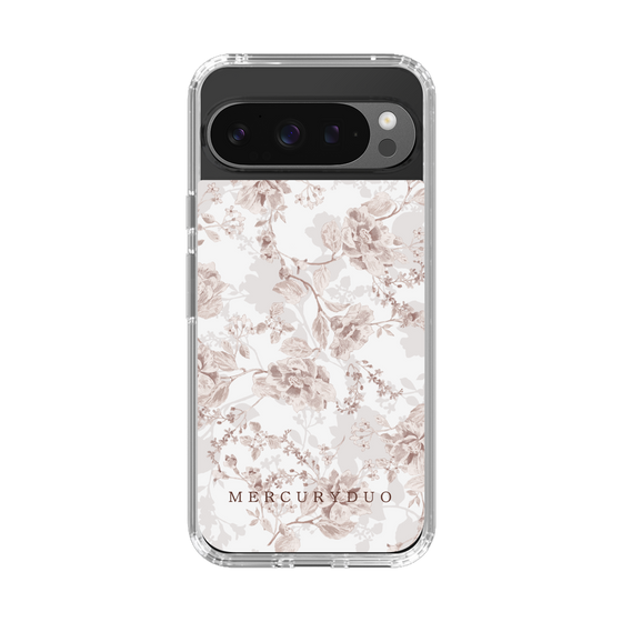 Slim Protection Case［ MERCURYDUO - NuanceFlower - Beige ］