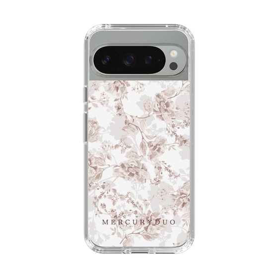 Slim Protection Case［ MERCURYDUO - NuanceFlower - Beige ］