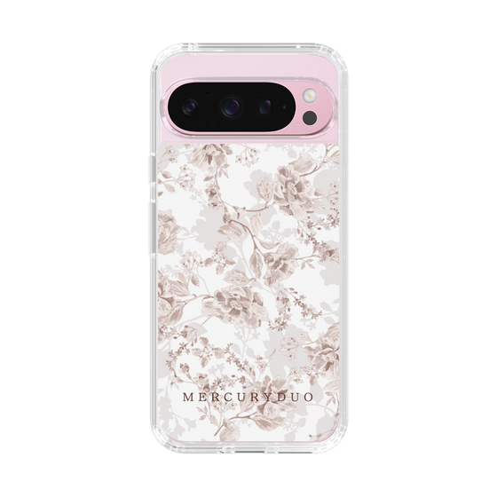 Slim Protection Case［ MERCURYDUO - NuanceFlower - Beige ］
