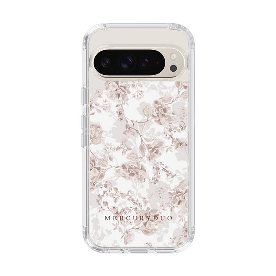 Slim Protection Case［ MERCURYDUO - NuanceFlower - Beige ］