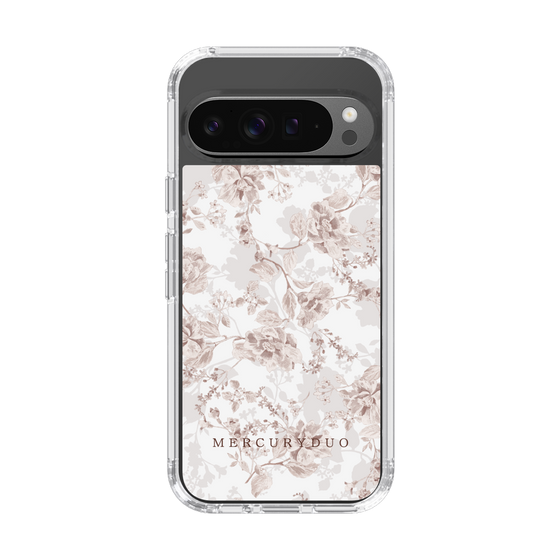Slim Protection Case［ MERCURYDUO - NuanceFlower - Beige ］