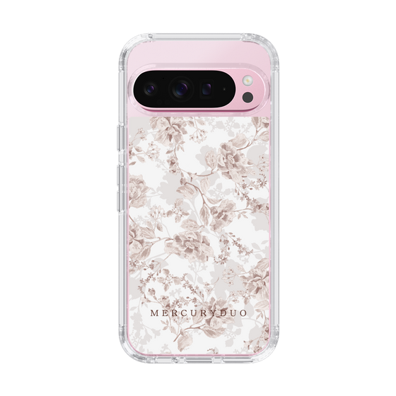 Slim Protection Case［ MERCURYDUO - NuanceFlower - Beige ］