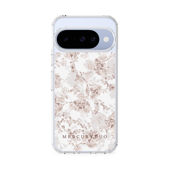Slim Protection Case［ MERCURYDUO - NuanceFlower - Beige ］